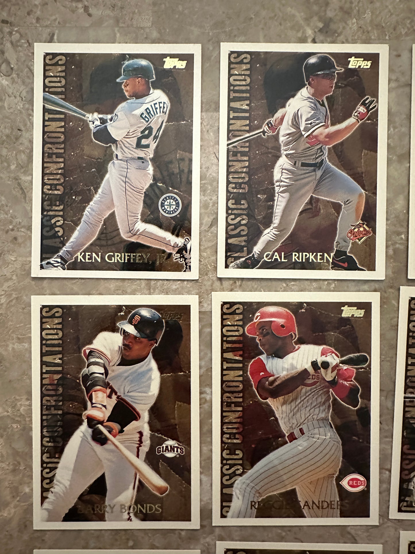 1996 Topps Classic Confrontations Full Set (15 card set)