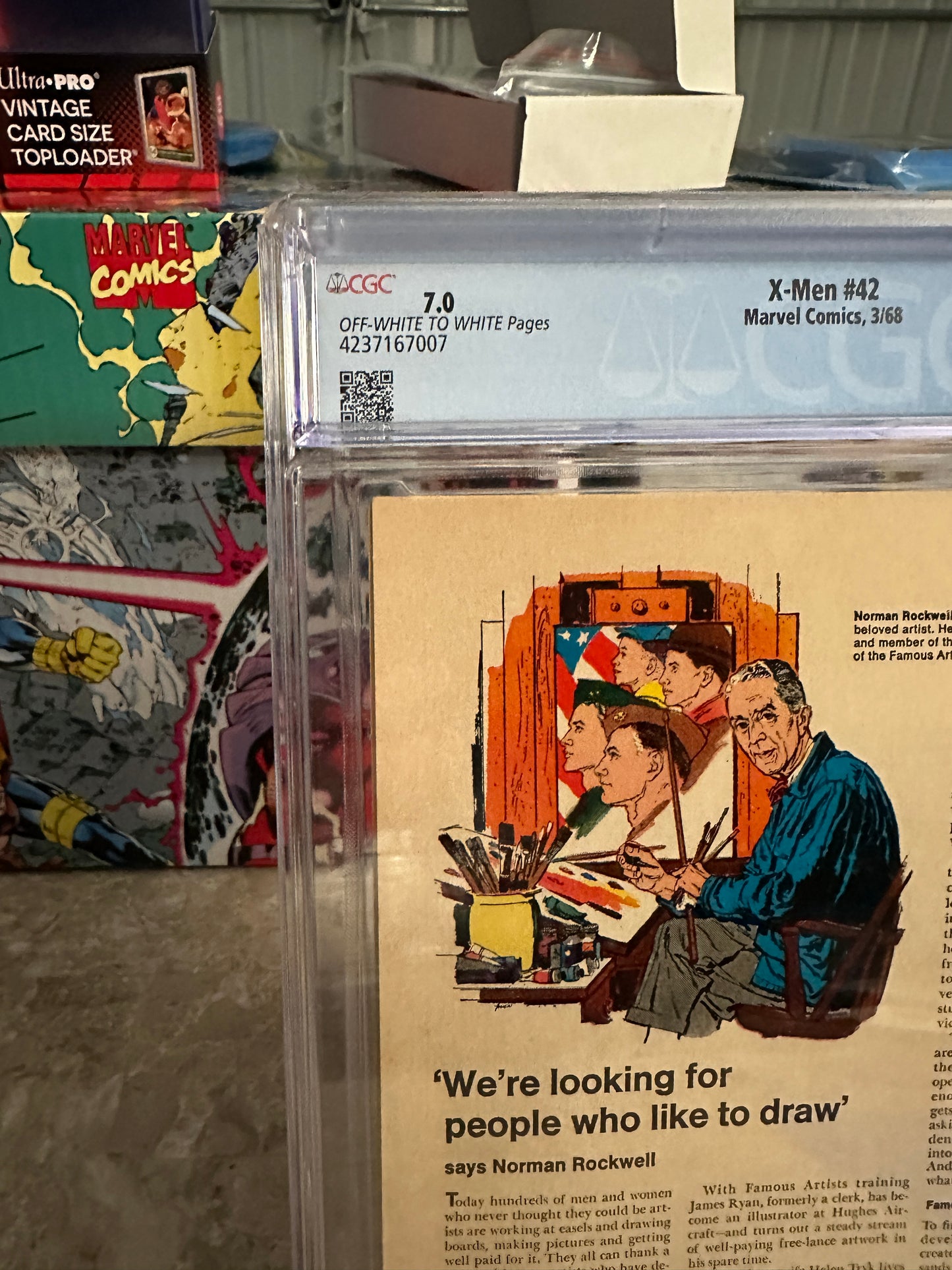 X-Men #42 CGC 7.0 (Marvel 1968)