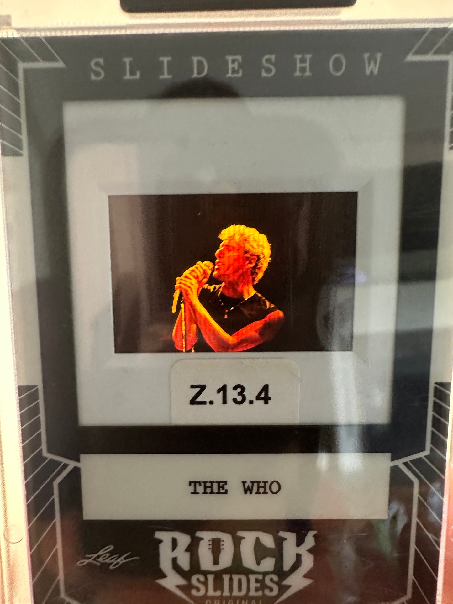 2026 Leaf Slideshow THE WHO 6-Slide LOT Roger Daltrey + Pete Townshend CANDID