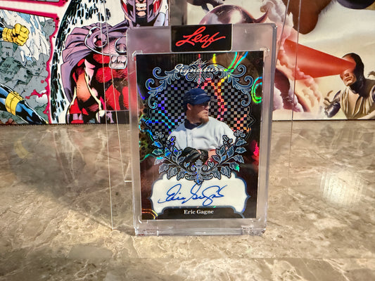 Eric Gagne 2026 Leaf Signature Series Base Auto Blue Lava 1/1