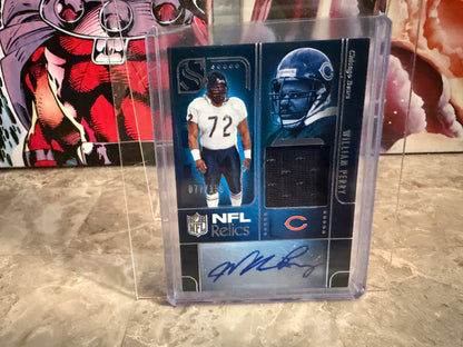 William Perry 2025 Panini Silhouette NFL Relics Patch Auto /199