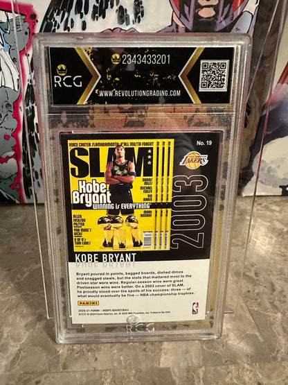 Kobe Bryant #19 RCG 9 Mint (2020-21 Panini Hoops Slam)