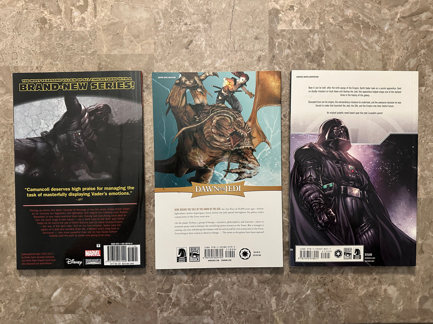 Star Wars: Dawn of the Jedi TPB + Extras (Force Unleashed/Vader)