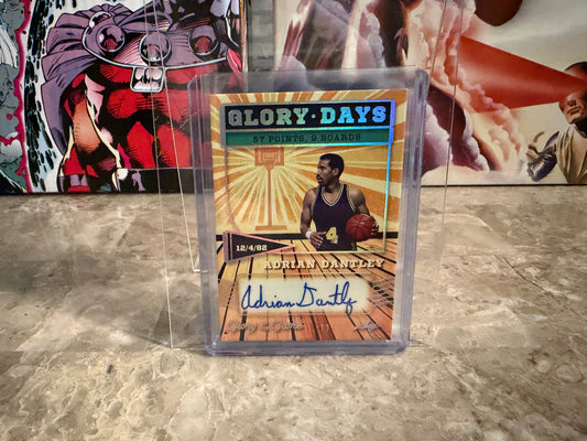 2025 Leaf Glory of the Game Adrian Dantley Glory Days Silver Auto /40