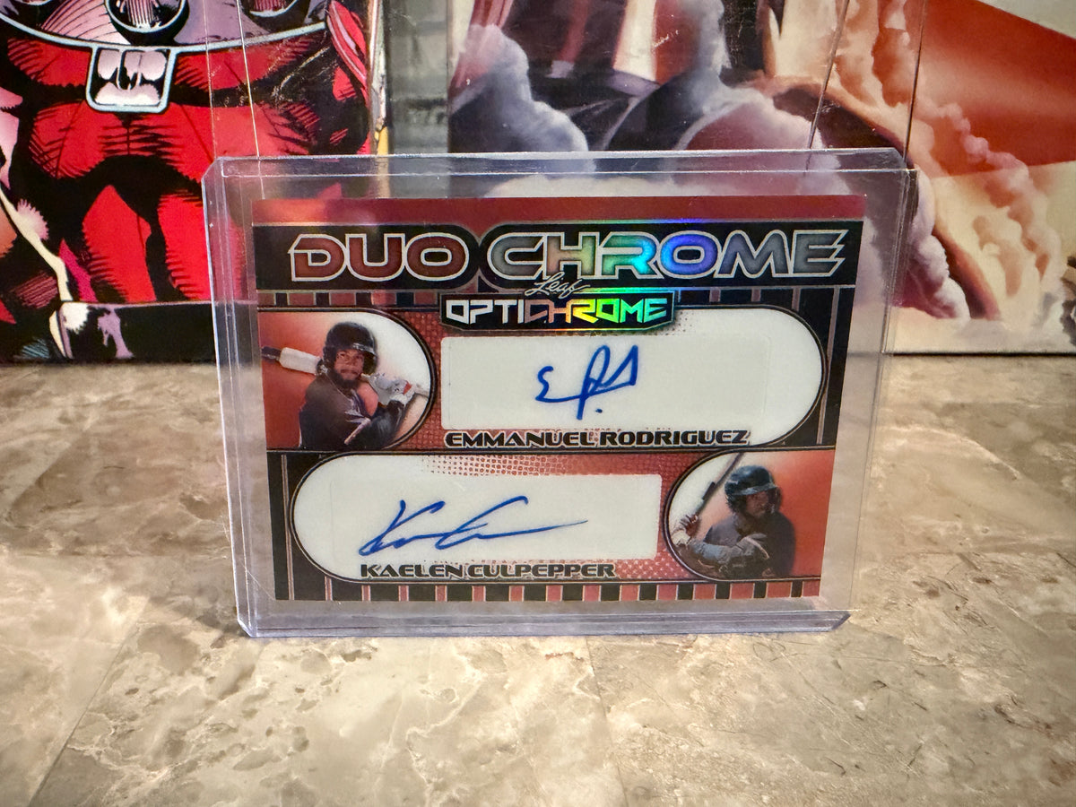 Kaelen Culpepper Rodriguez 2025 Leaf Optichrome Duochrome Auto /4 Twins