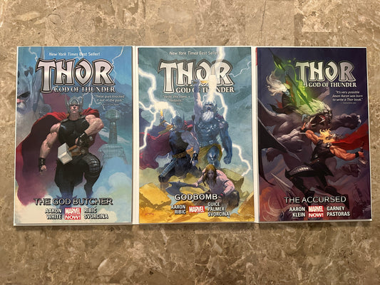 Thor: God of Thunder Vol. 1,2&3 TPB (2013 Marvel Comics)