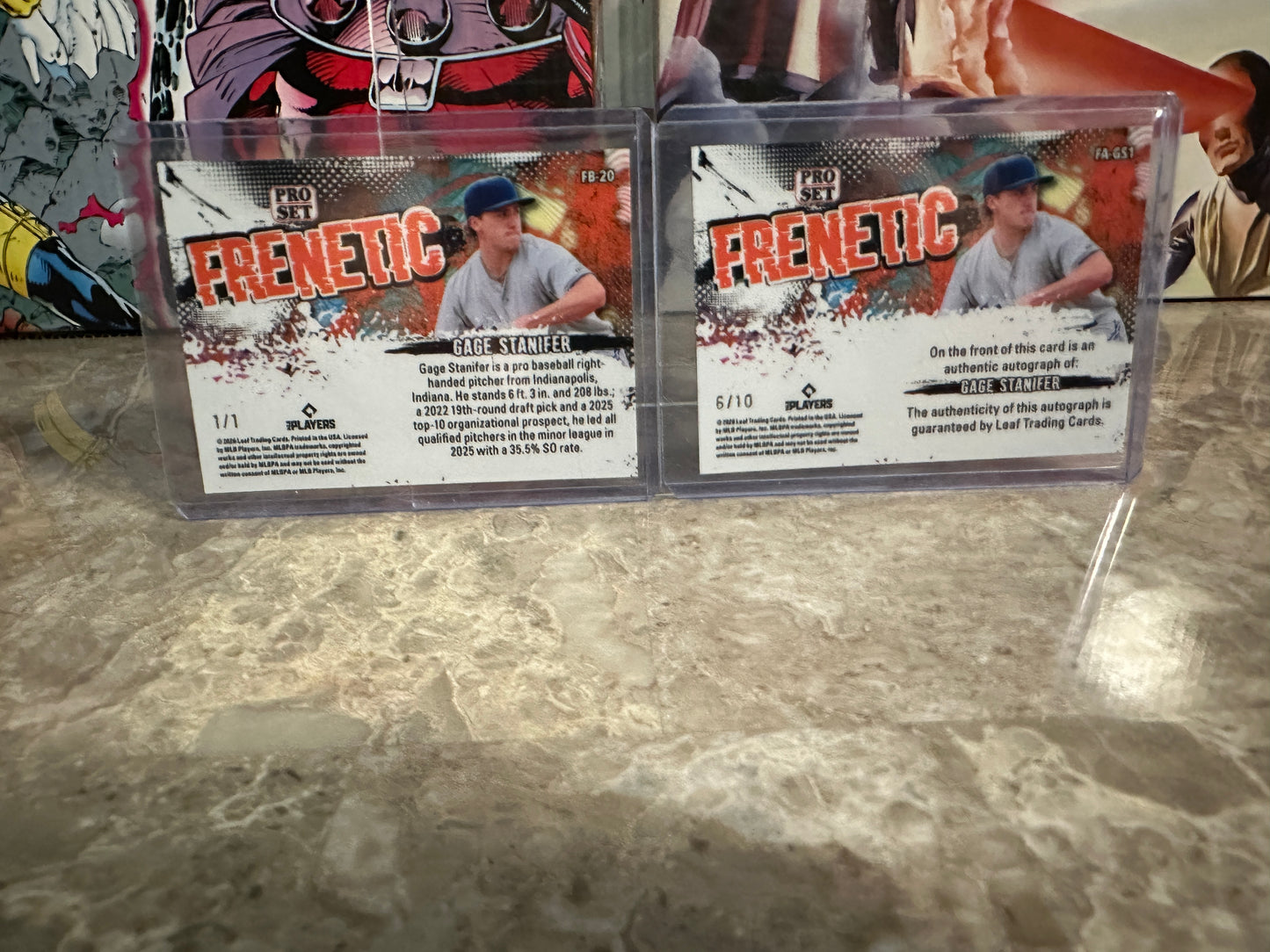 Gage Stanifer 2026 Leaf Pro Set Frenetic 1/1 Super Gold & Blue AUTO /10 LOT