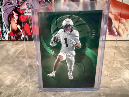 Dakorien Moore 2025 Panini Silhouette Football Base Blue /99 #35