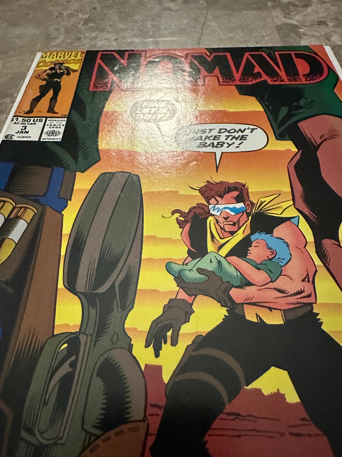 Nomad Limited Series #1-3 Newsstand Mid Grade (Marvel Comics 1990)