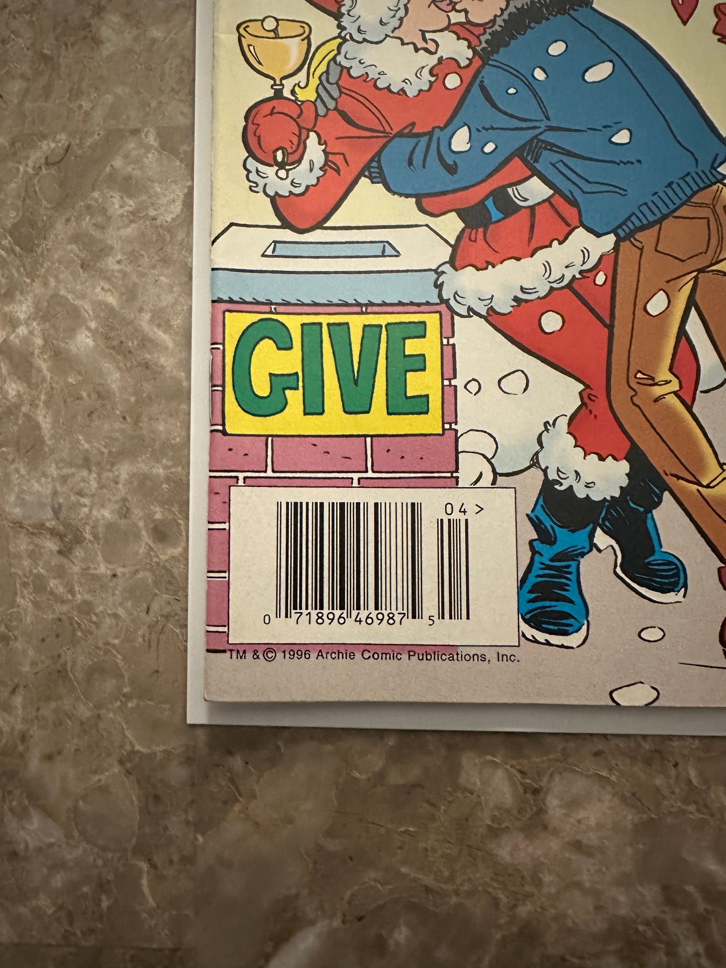 Archie's Christmas Stocking #4 Newsstand VF- 7.5 (Archie 1996)