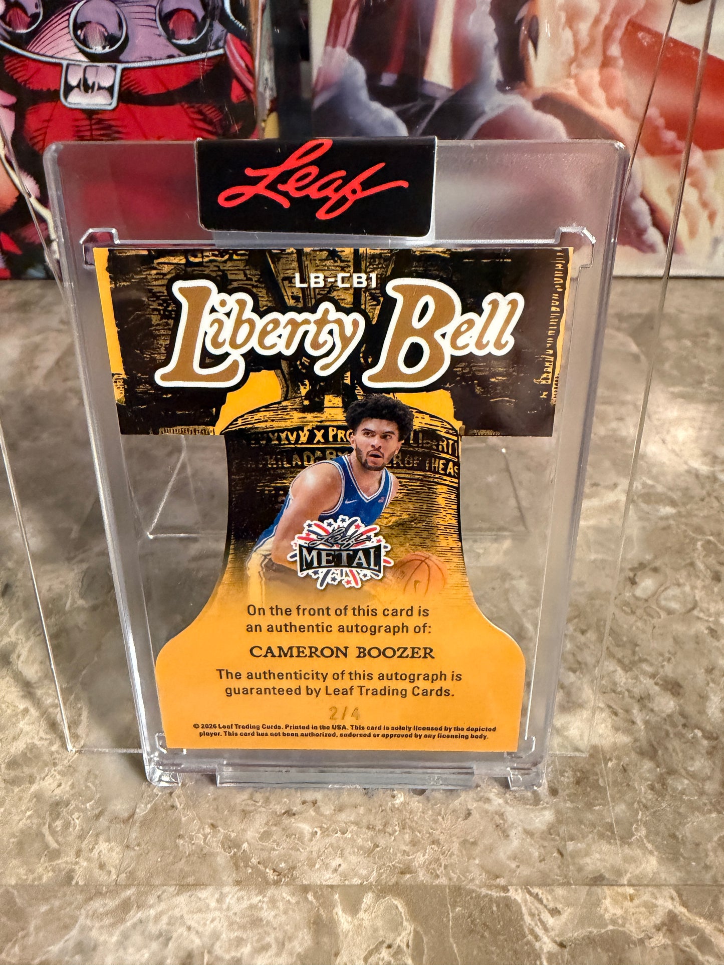 2026 Leaf Metal Independence Day Boozer Auto Super Prismatic Lot – Cayden & Cameron