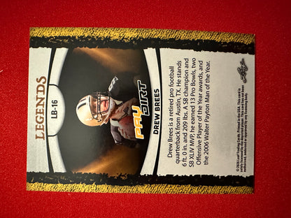 Drew Brees 2026 Leaf Paydirt Football Legends Pink Parallel /15 Non-Auto