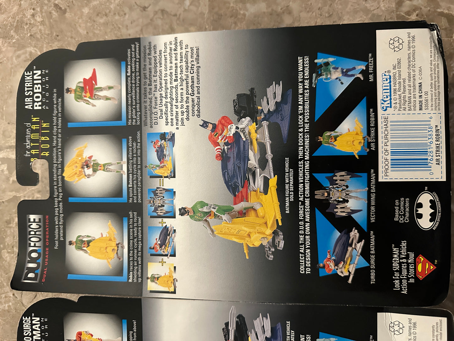 Batman & Robin Air Strike Robin/Turbo Surge Batman (Kenner) - New Sealed
