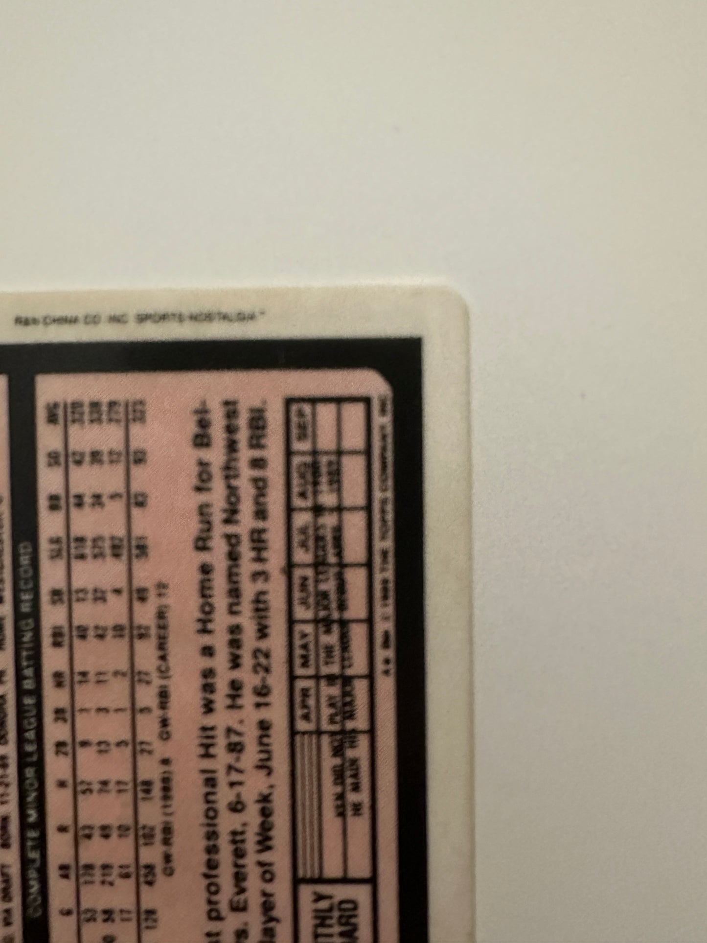 Ken Griffey Jr. #41T Porcelain Limited Edition Rookie Card (1989 Topps Traded)