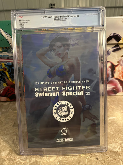 2022 Street Fighter Swimsuit Special CGC 9.6 Carnivore Comics C (Udon) -New Case