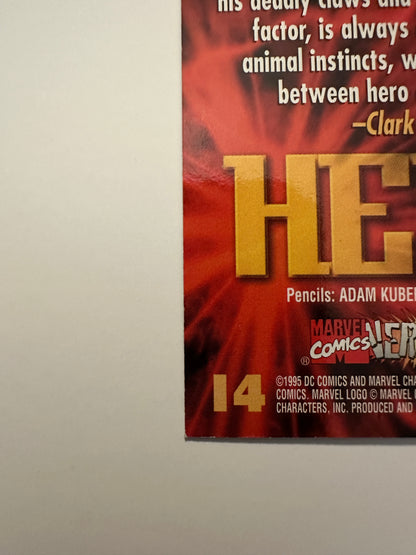 Wolverine #14 (1995 Fleer DC vs. Marvel) - High grade