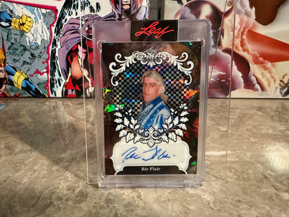 Ric Flair 2026 Leaf Signature Series Base Auto White Crystal 1/1