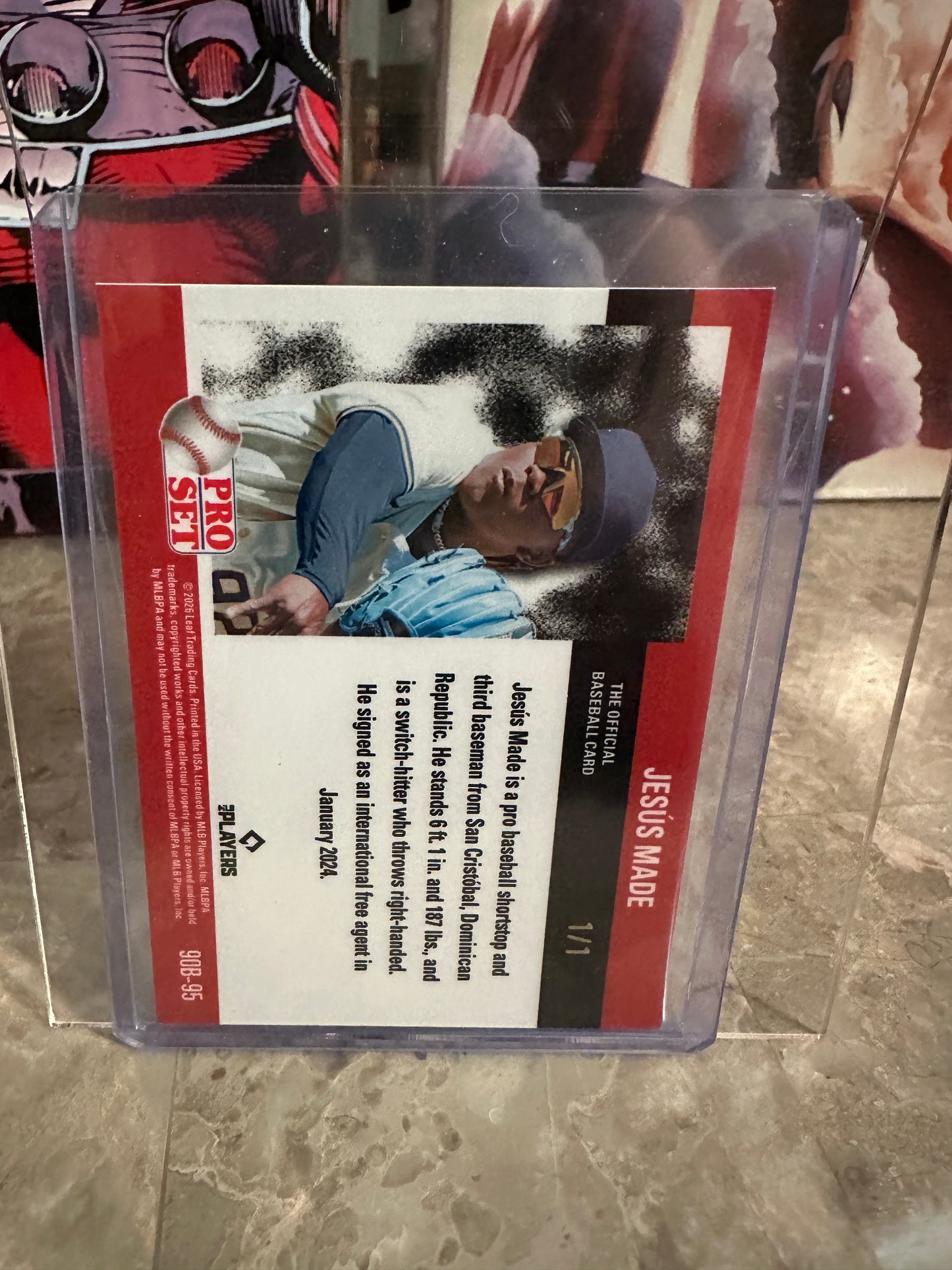 Jesús Made 2026 Leaf Pro Set 1990 Platinum Lazer 1/1 Masterpiece Brewers