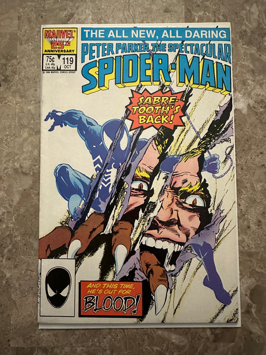 Spectacular Spider-Man #119 FN/VF 7.0 (1986 Marvel)