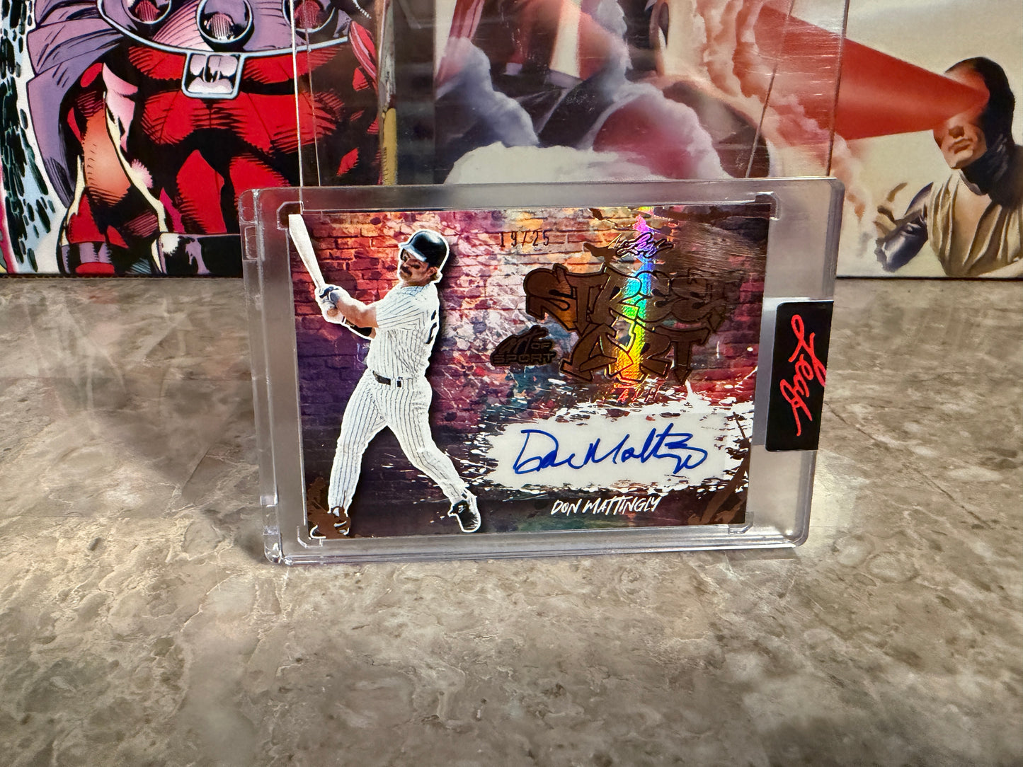 Don Mattingly 2026 Leaf Art of Sport Street Art Auto Bronze /25