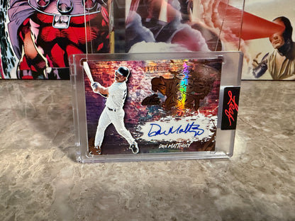 Don Mattingly 2026 Leaf Art of Sport Street Art Auto Bronze /25