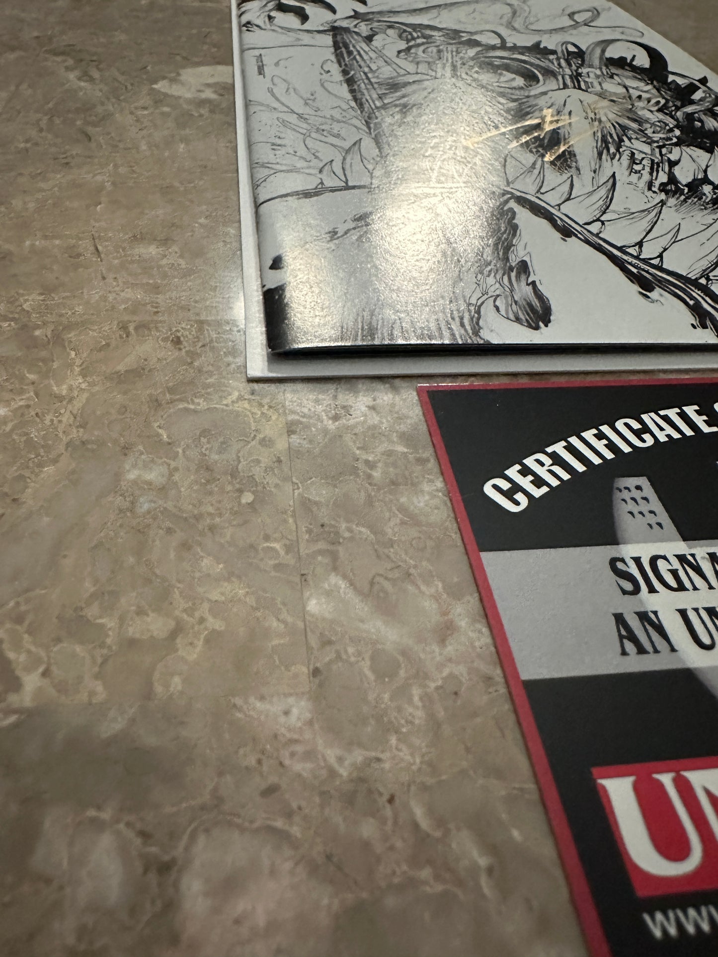 Venom #27 Unknown Comics Sketch Signed Donnie Cates NM+ 9.6 (Marvel 2020)