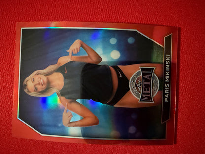 Paris Mikinski 2026 Leaf Women of Sport Base Red Prismatic /3 #101