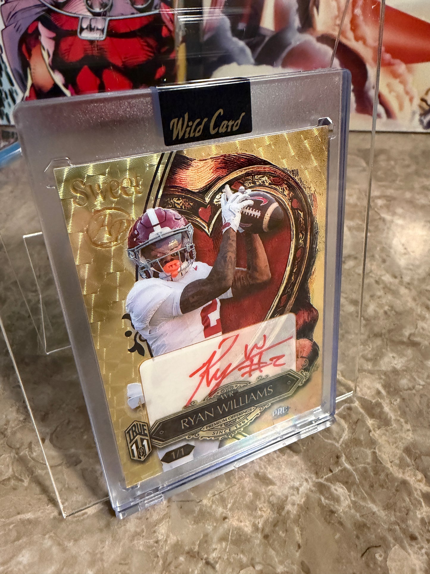 Ryan Williams 2026 Wild Card Wild Art 1/1 Gold Vinyl Auto