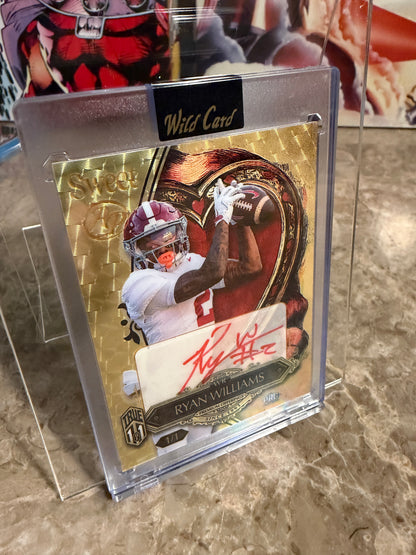 Ryan Williams 2026 Wild Card Wild Art 1/1 Gold Vinyl Auto