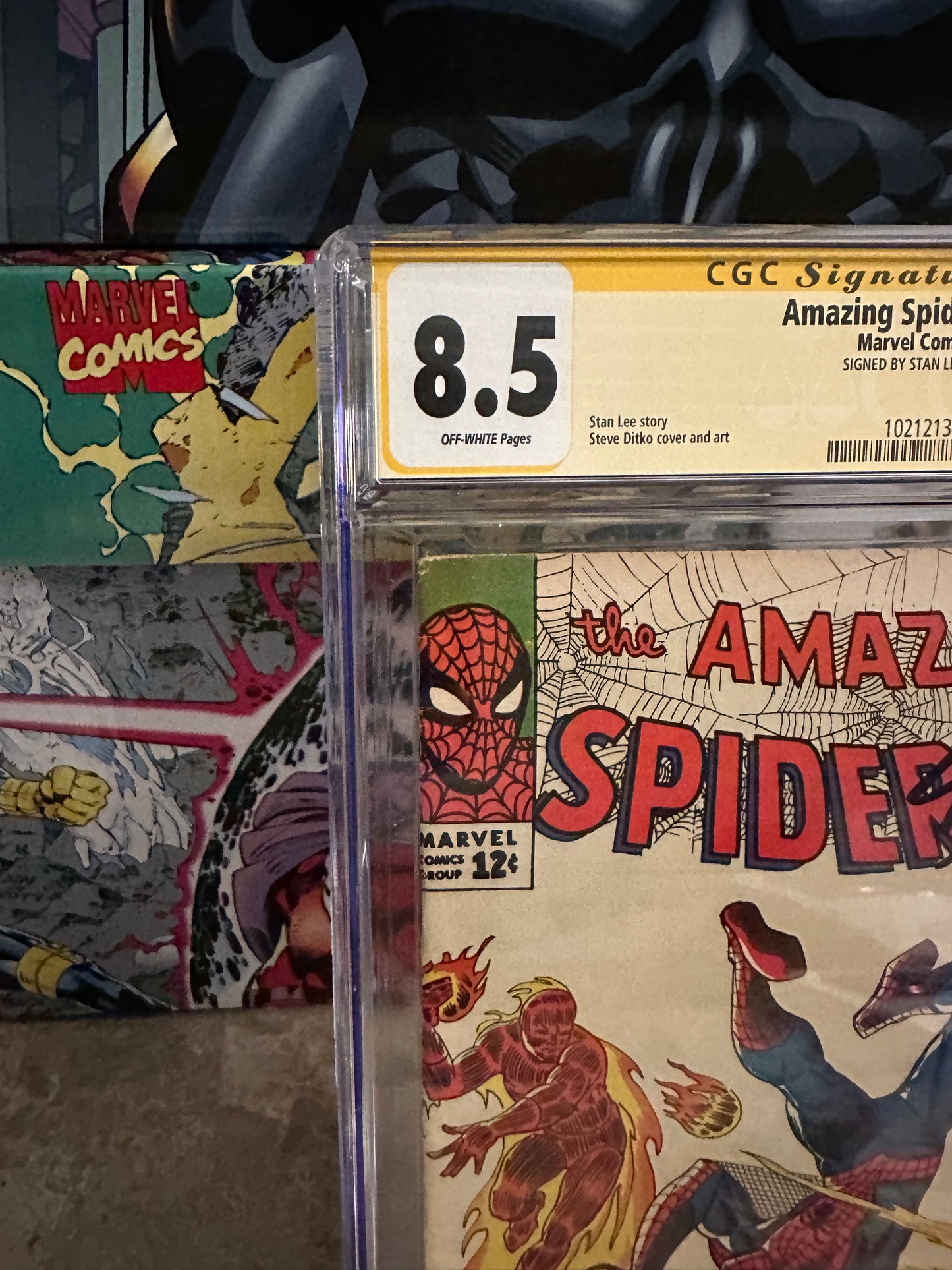Amazing Spider-Man #21 CGC 8.5 OW SS Stan Lee (1965 Marvel)