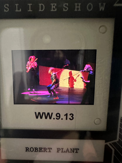 2026 Leaf Slideshow ROBERT PLANT Led Zeppelin Metal /25 + 3 Base 4-Slide LOT