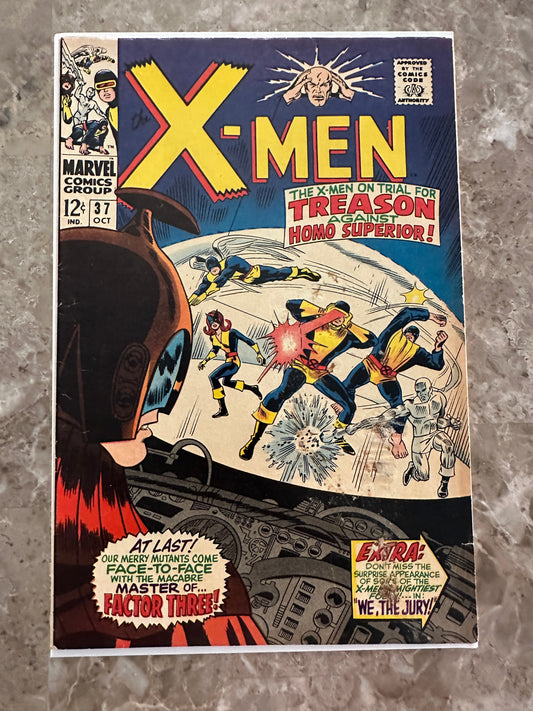 X-Men #37 G/VG 3.0 (1967 Marvel Comics)