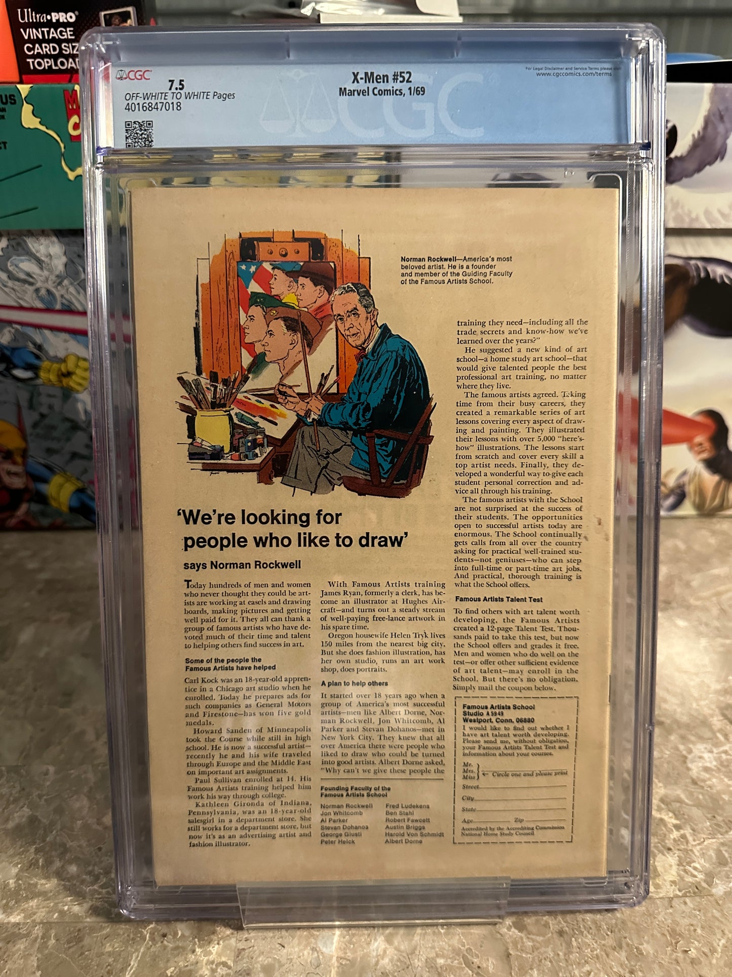 X-Men #52 CGC 7.5 (Marvel 1969)