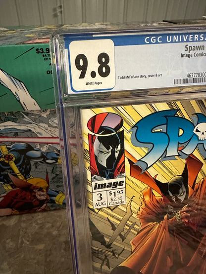 Spawn #3 CGC 9.8 (Marvel 1992) - Brand New Case