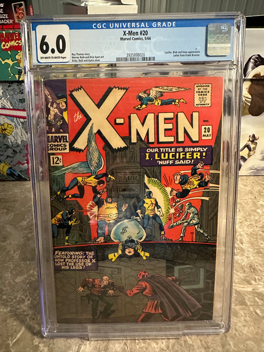 X-Men #20 CGC 6.0 (Marvel 1966)