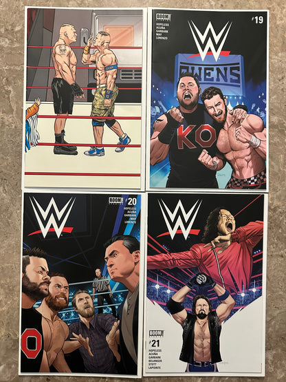 WWE #1-7,9-15,17-25 Near Full Run of 24 Higher Grade (Boom 2019)