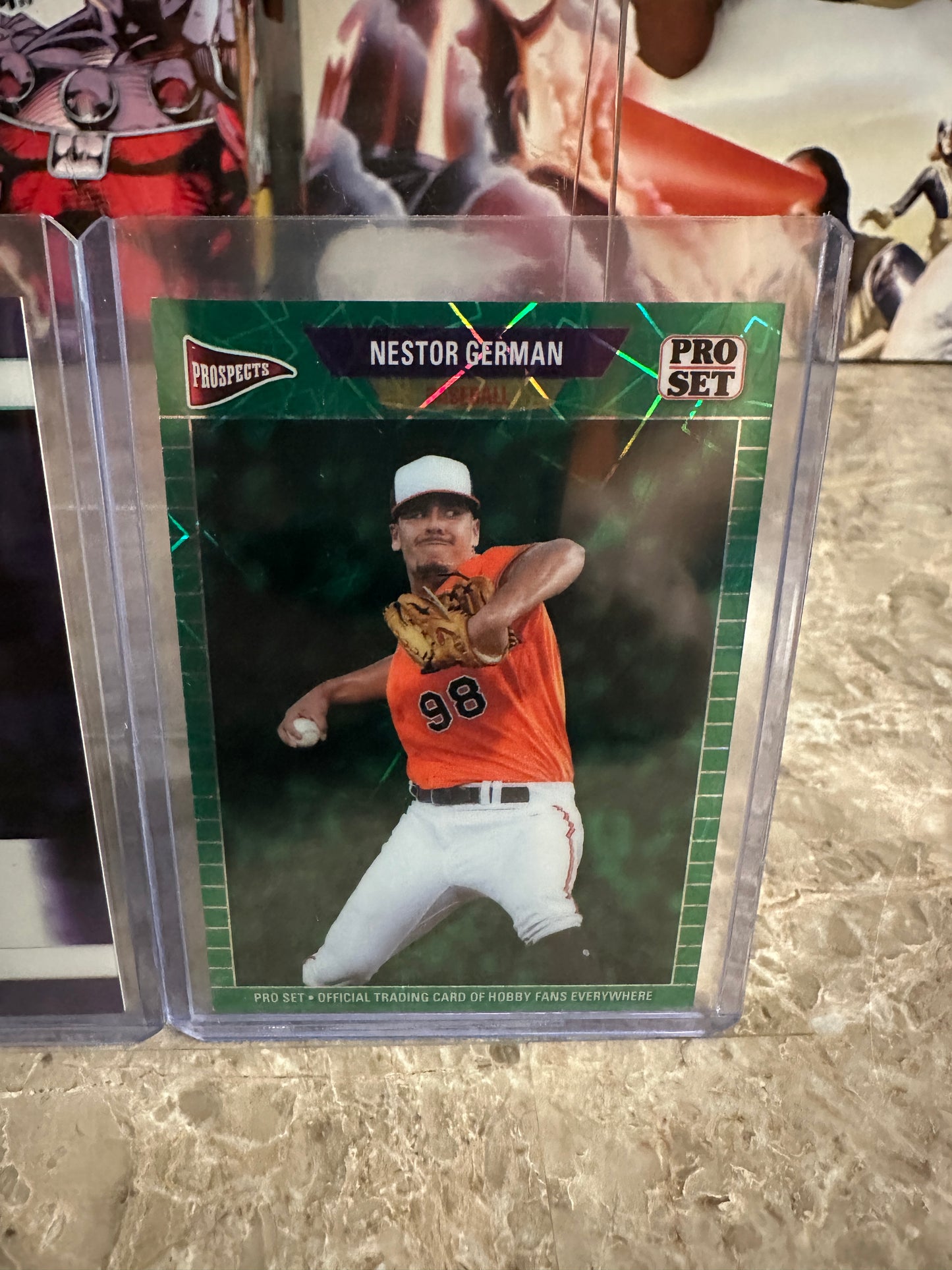 2026 Leaf Pro Set Baseball Nestor German Two-Card Prospect Lot
