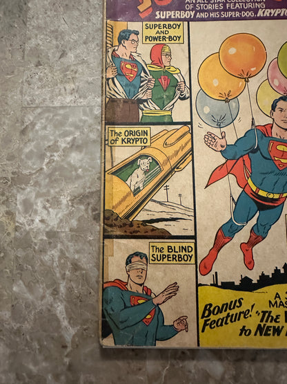 Giant Superboy Annual #1 VG- 3.5 (1964 DC)