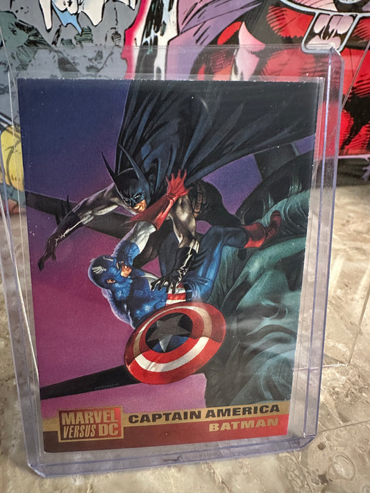 Captain America/Batman #91 (1995 Fleer DC vs. Marvel) - High grade