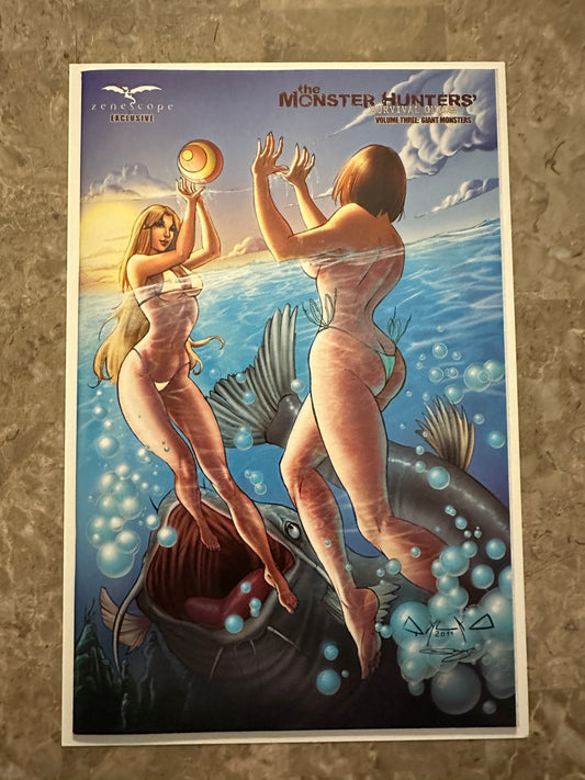 Monster Hunter's Survival Guide #3 Exclusive Cover NM 9.4 (2011 Zenescope)