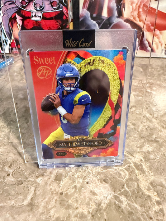 Matthew Stafford 2026 Wild Card Wild Art 1/1
