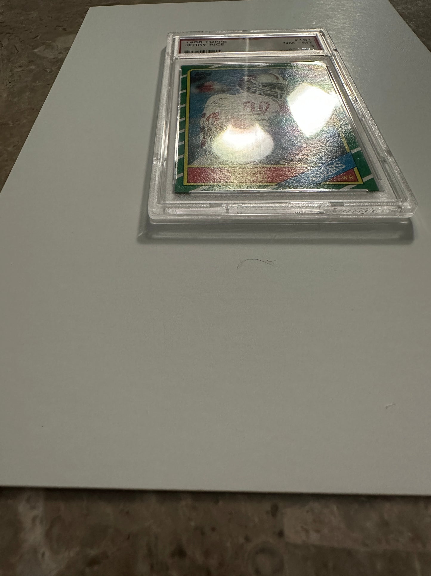 Jerry Rice #161 PSA Graded NM-MT 8 (1986 Topps)