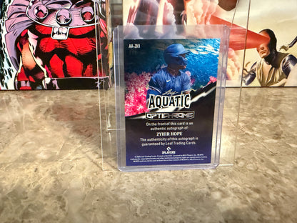 Zyhir Hope 2025 Leaf Optichrome Baseball Base Aquatic Auto Jellyfish Crystal  1/1