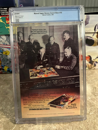 Marvel Super-Heroes: Secret Wars #10 CGC 9.6 WP (1984) - New Case