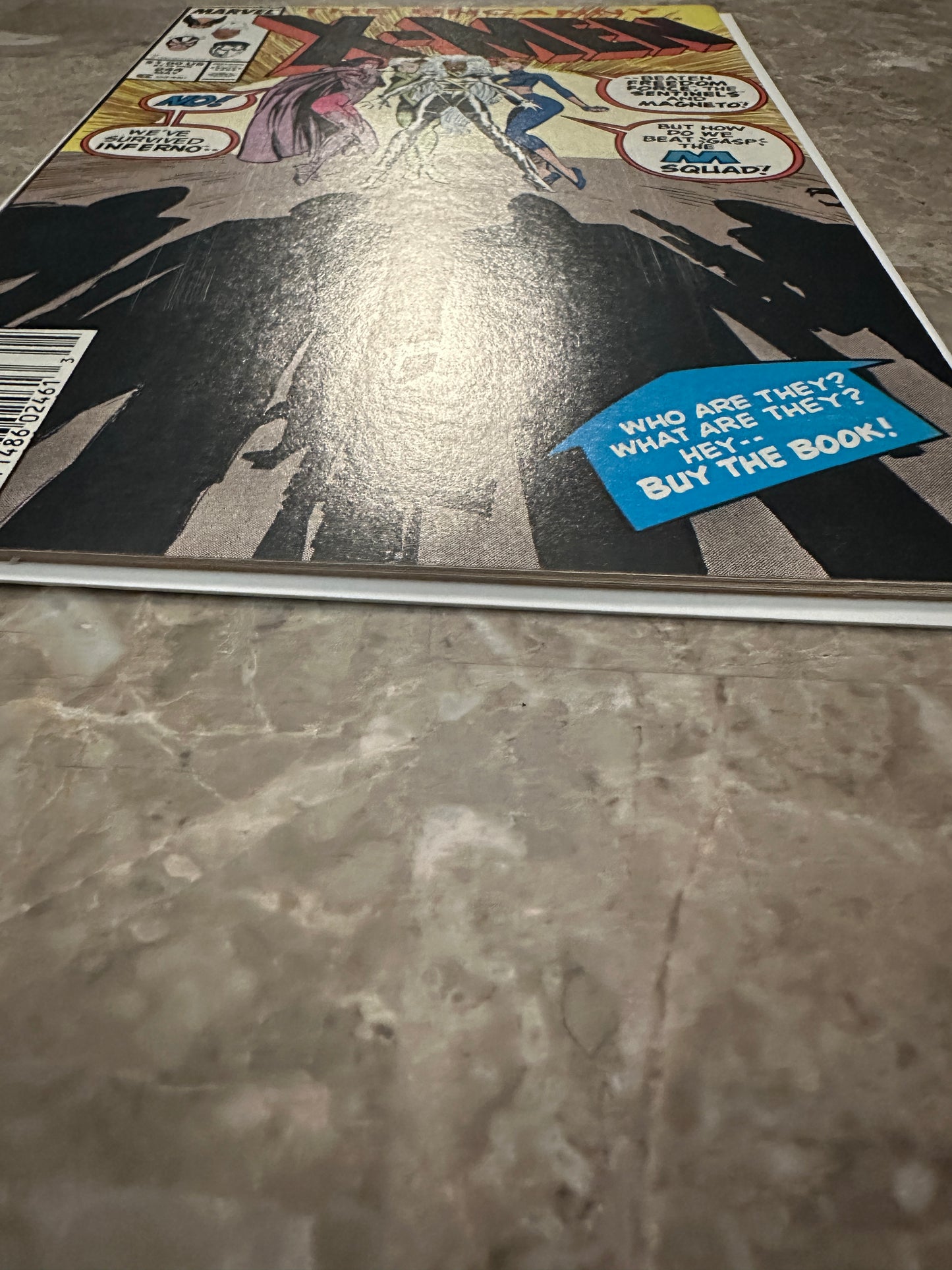 Uncanny X-Men #244 NM- 9.2-9.4 Newsstand (1989 Marvel Comics)