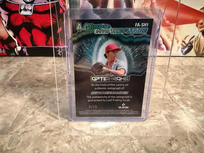 Seth Hernandez 2025 Leaf Optichrome Glimpse Into Future Auto Silver Crystal /10