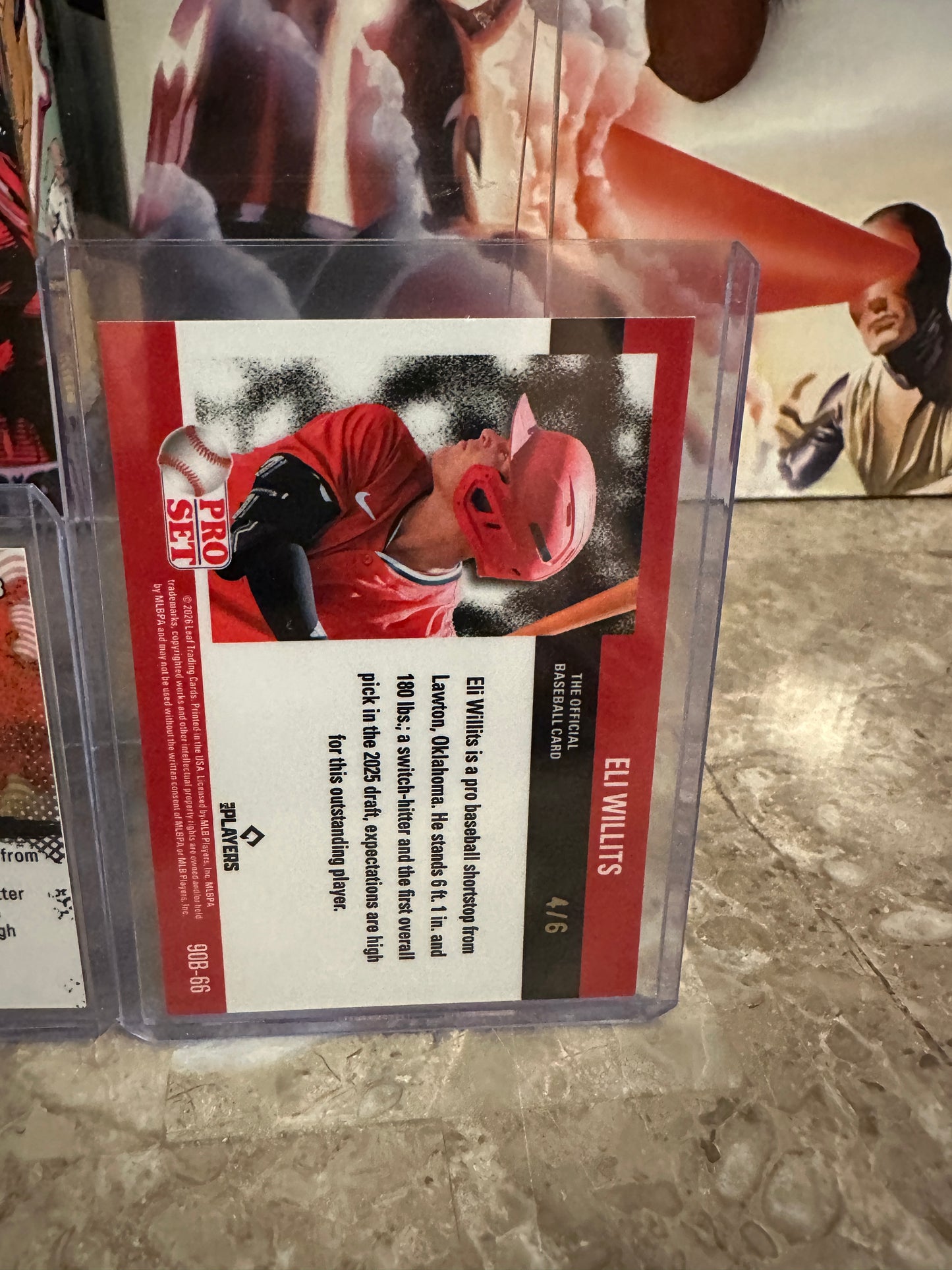 Eli Willits 2026 Pro Set Metal /2 Frenetic, /3 Green AUTO & /6 Lazer Lot - Nats