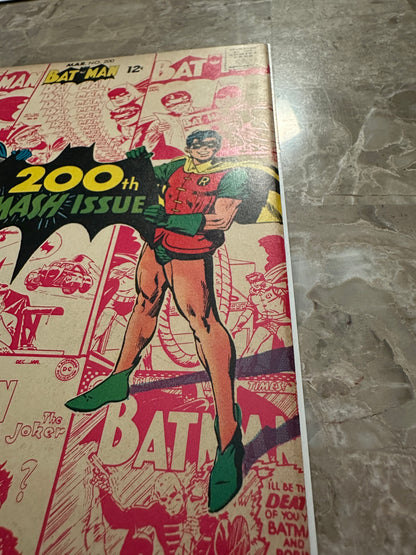 Batman #200 VG+ 4.5 (DC Comics 1968) - Very nice copy for grade