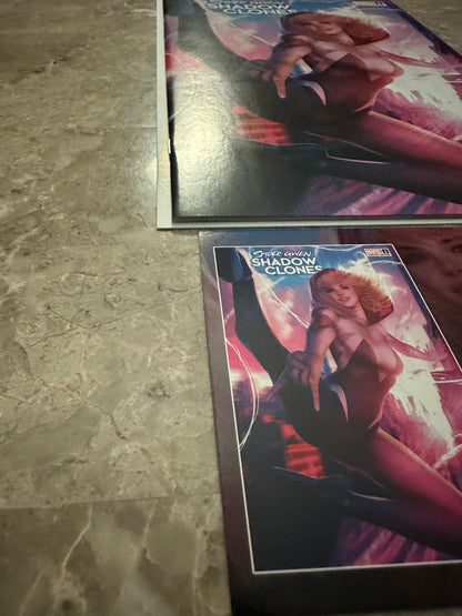 Spider-Gwen Shadow Clones #1 MegaCon Ariel Diaz Variant w/ COA VF (2023 Marvel)