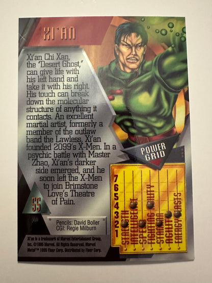 Xi'an #55 (1995 Marvel Metal) - High grade